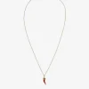 Good luck pendant in enamelled yellow gold