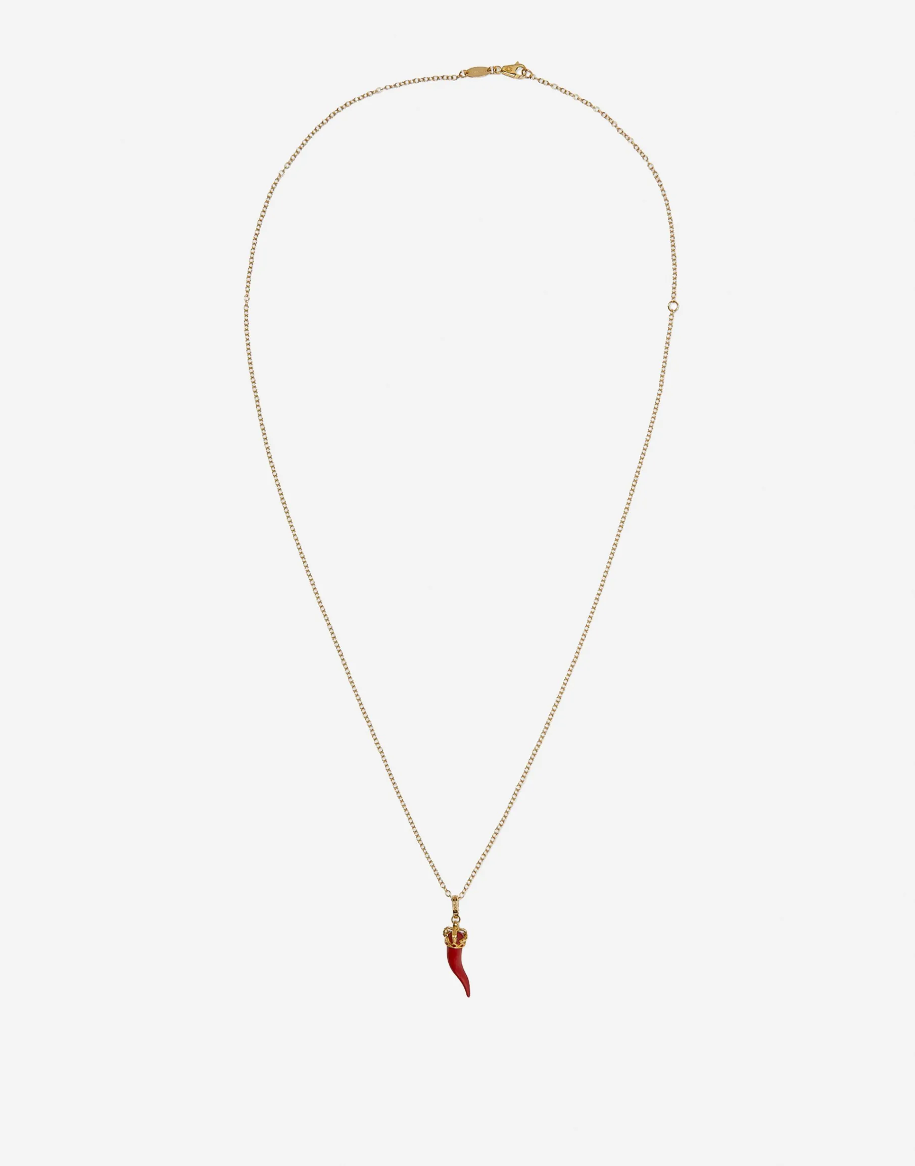Good luck pendant in enamelled yellow gold