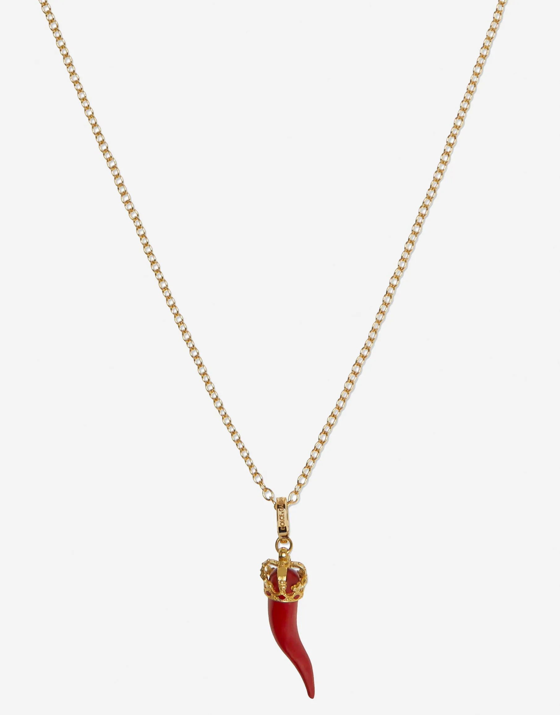 Good luck pendant in enamelled yellow gold