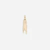 Good Luck yellow gold charm