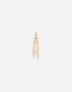 Good Luck yellow gold charm