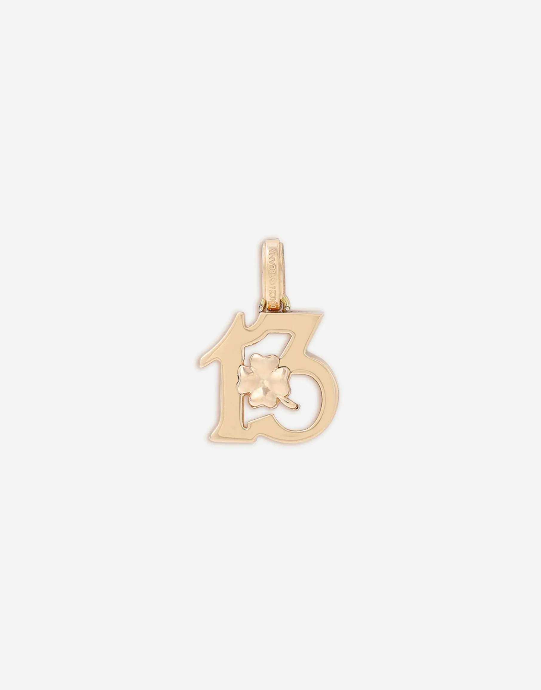 Good Luck yellow gold charm