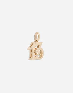 Good Luck yellow gold charm