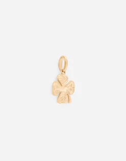 Good Luck yellow gold charm