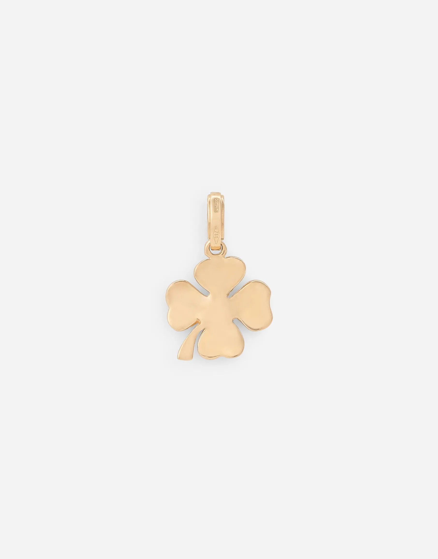 Good Luck yellow gold charm