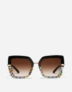 Half print sunglasses