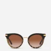 Half print sunglasses