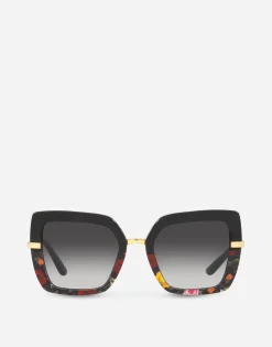 Half print sunglasses