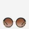 Half print sunglasses