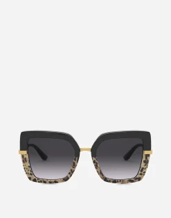 Half print sunglasses