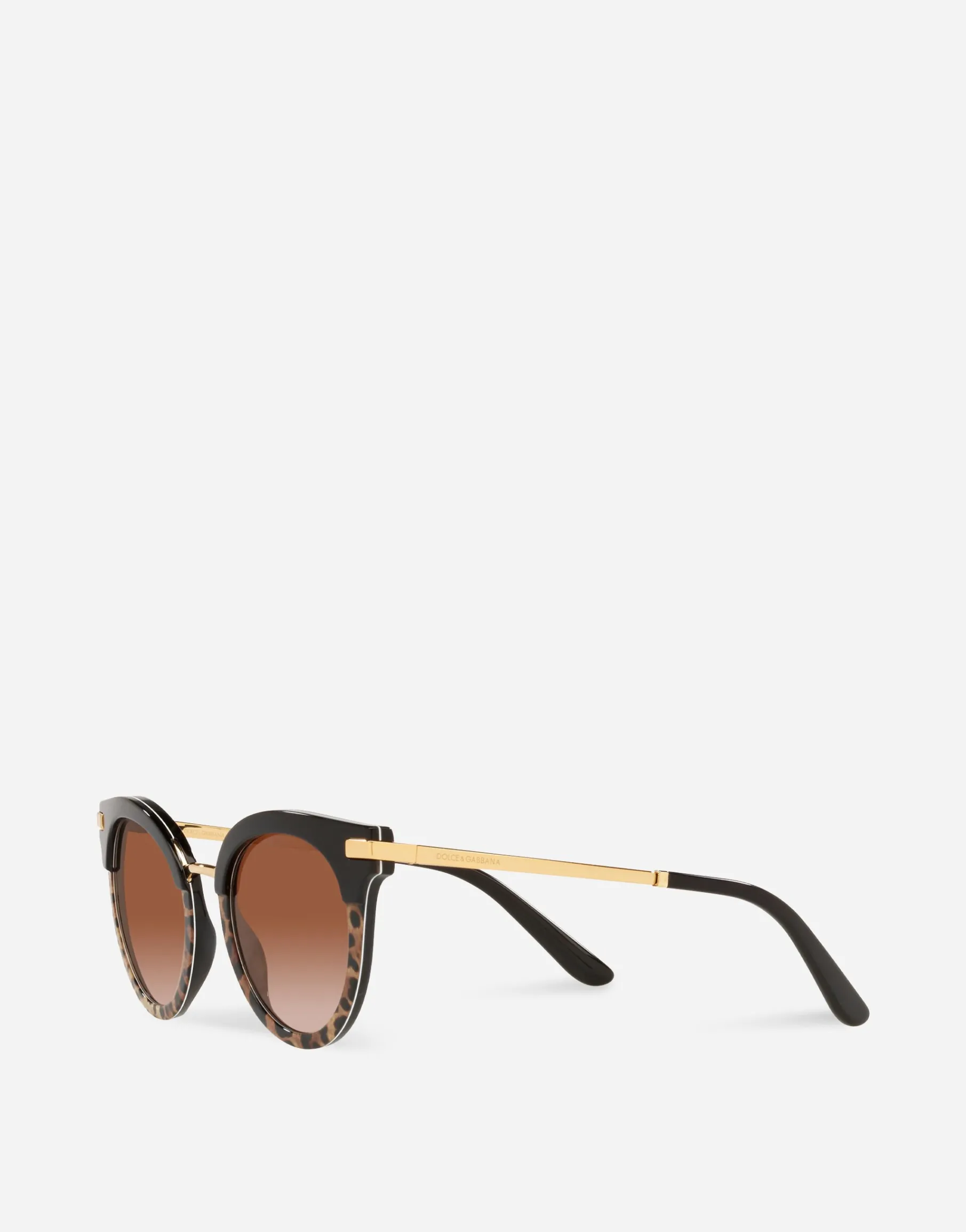 Half print sunglasses
