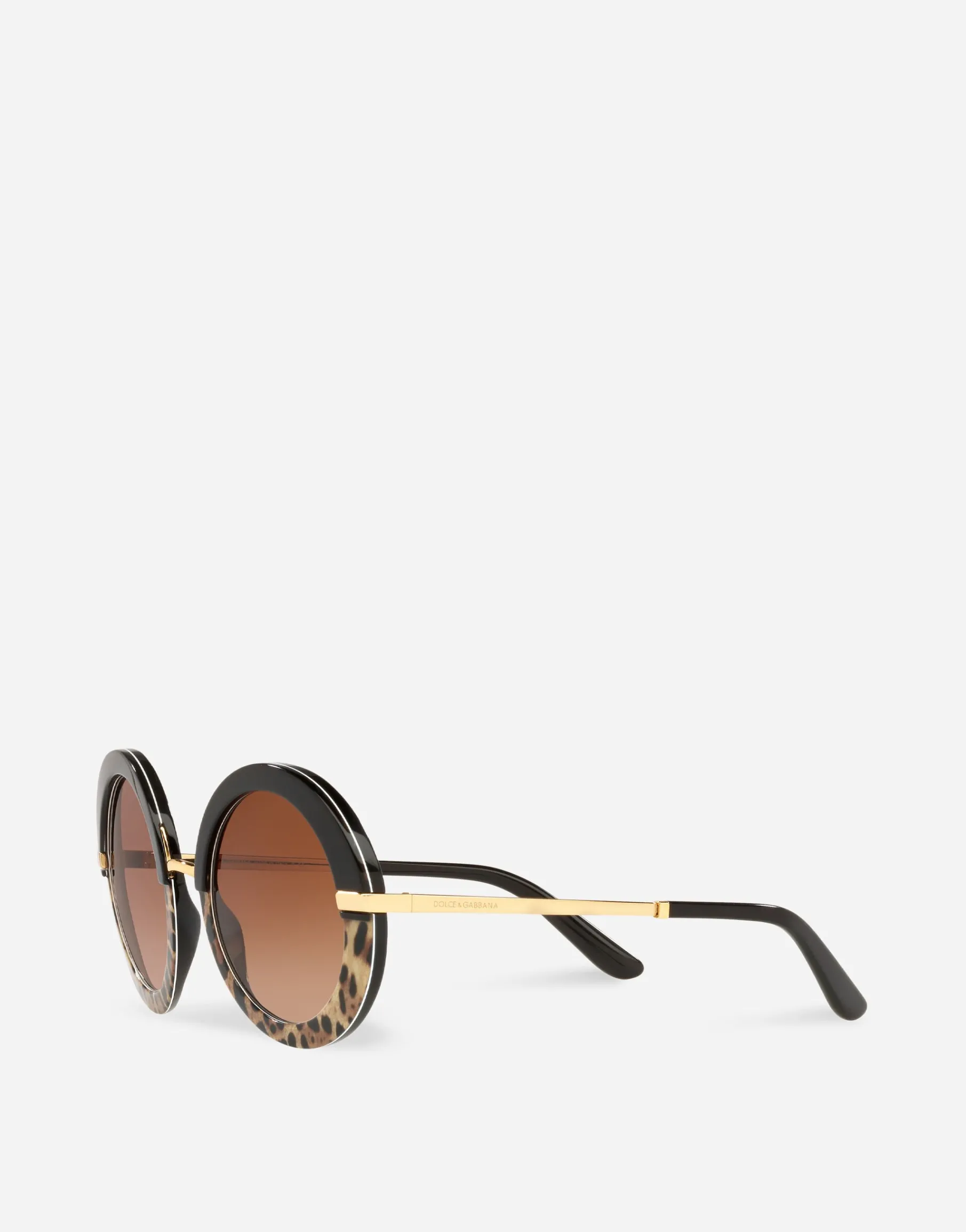 Half print sunglasses
