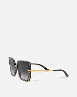 Half print sunglasses
