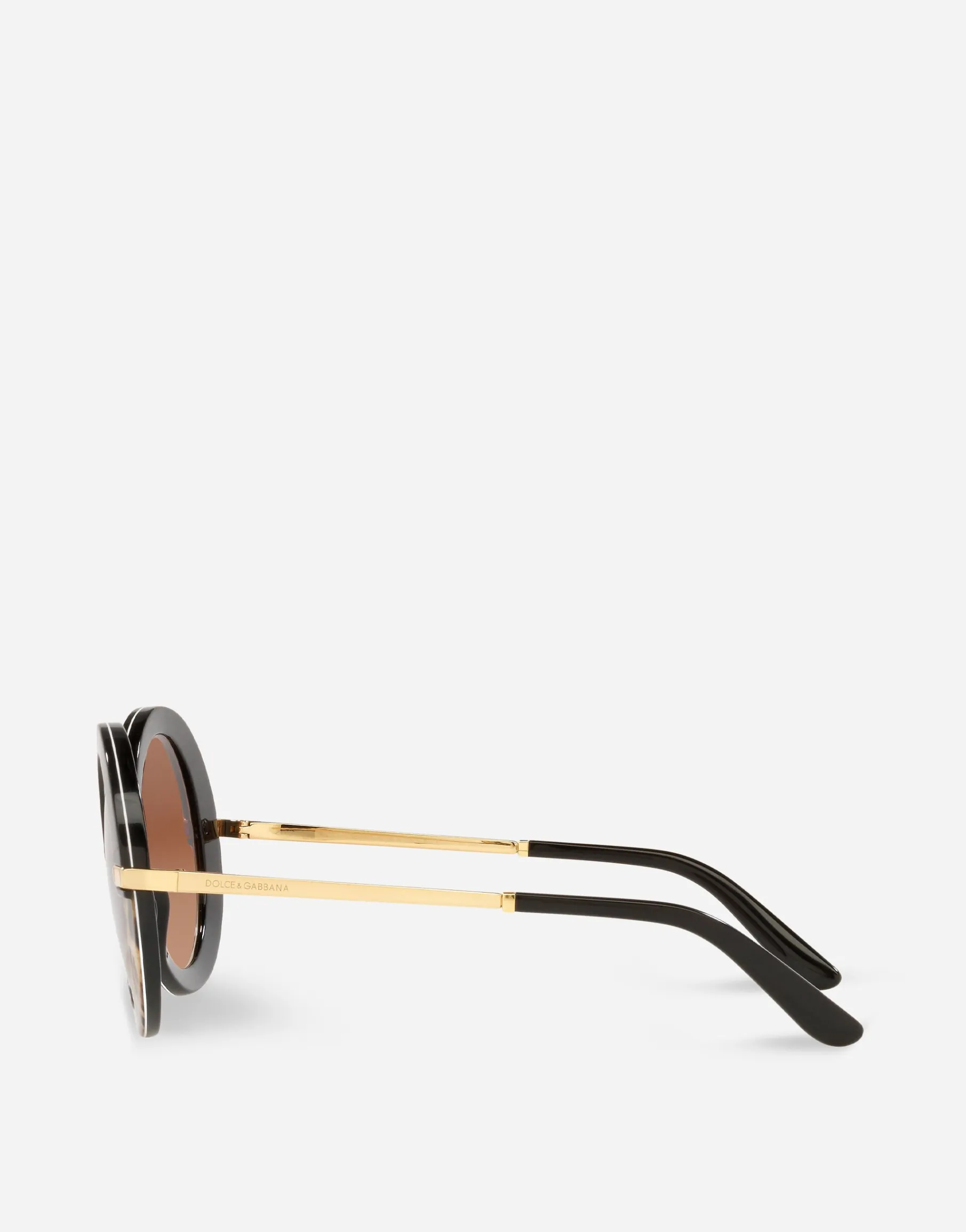 Half print sunglasses