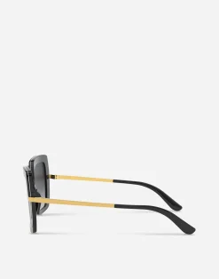 Half print sunglasses