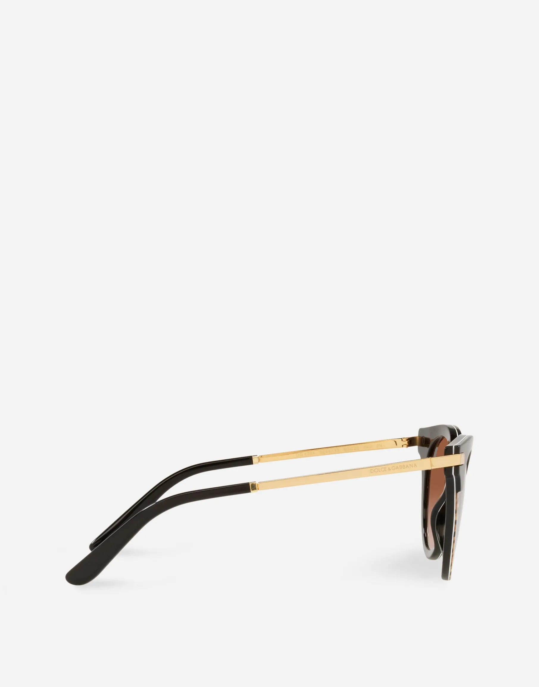 Half print sunglasses