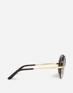 Half print sunglasses