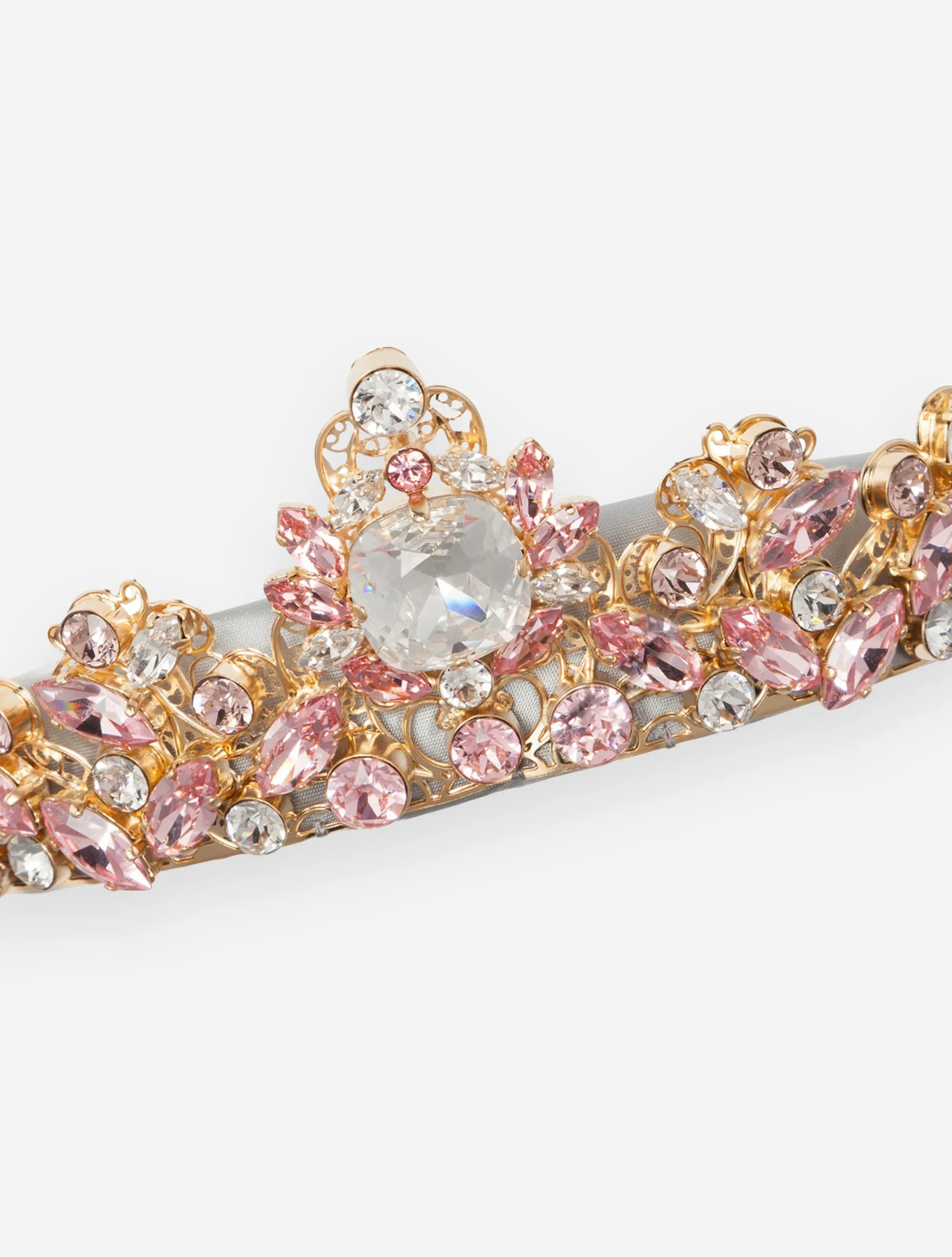 Headband with all over jewellery application