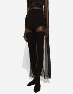 High-waisted wool panties