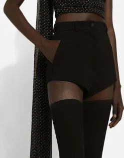 High-waisted wool panties