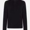 Hooded cashmere pullover
