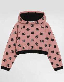 Hoodie with DG logo print