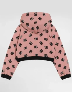 Hoodie with DG logo print