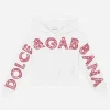 Hoodie with logo appliqué