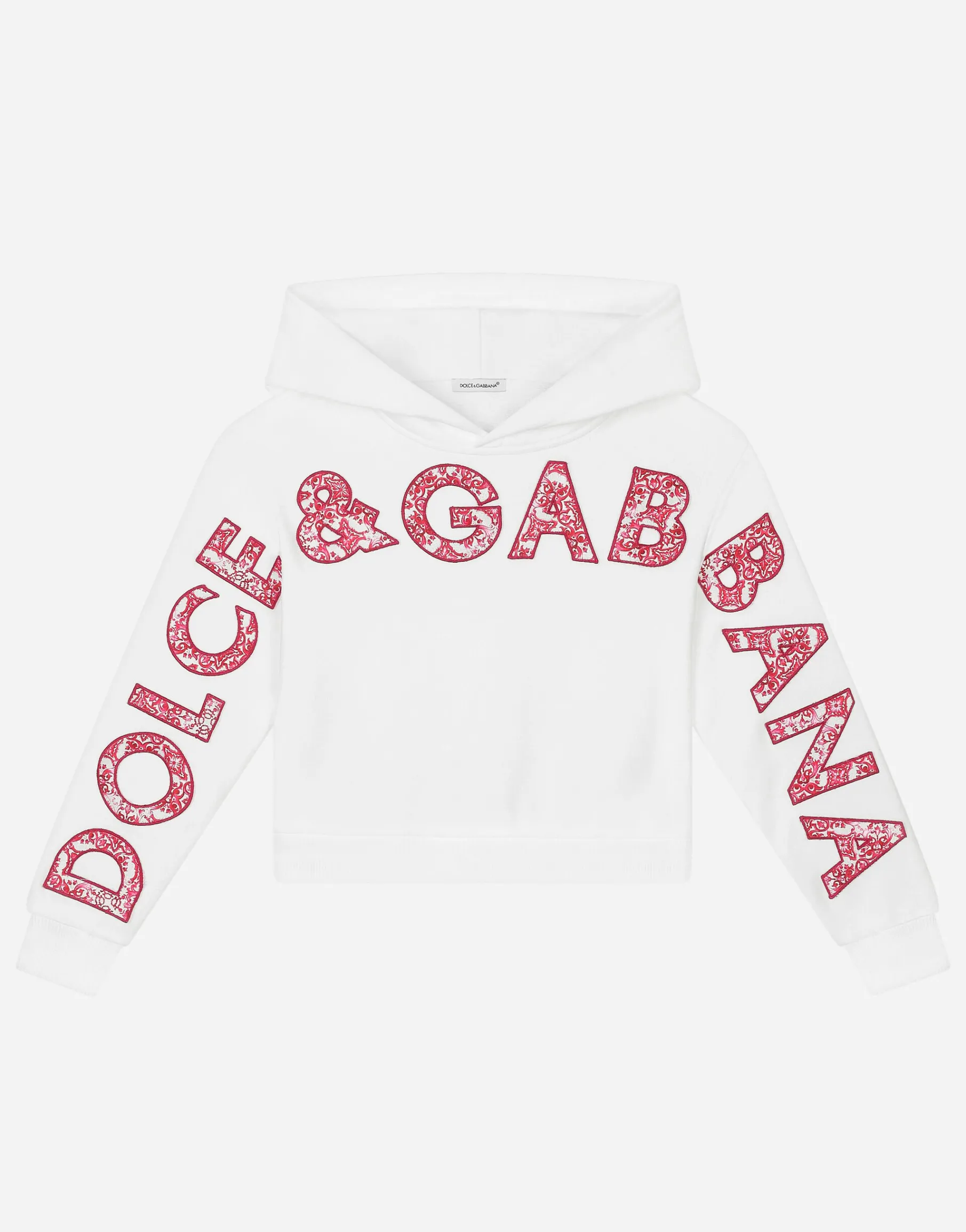 Hoodie with logo appliqué