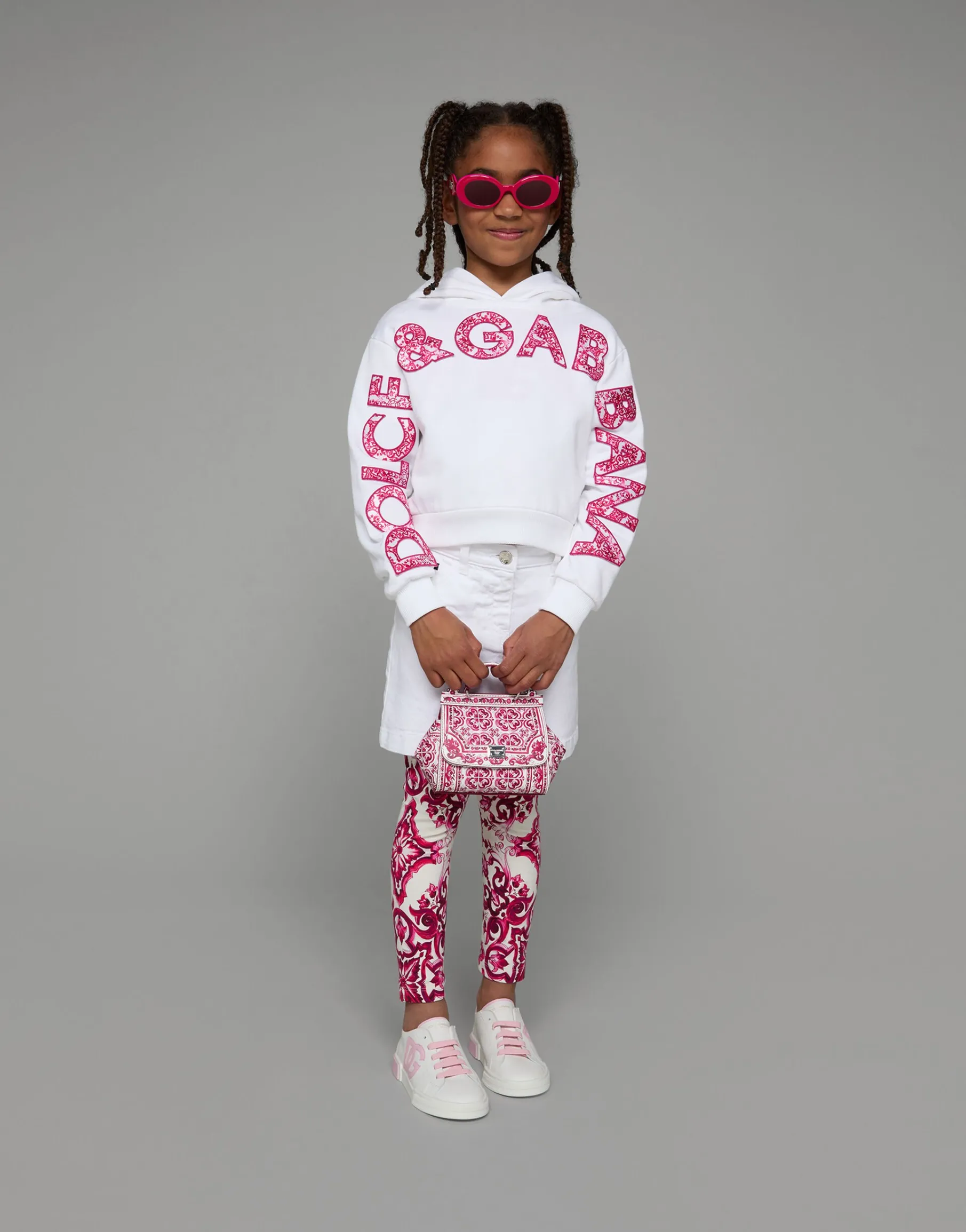 Hoodie with logo appliqué