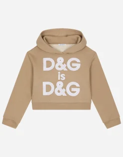 Hoodie with logo embroidery