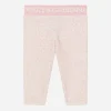 Interlock leggings with all-over logo print