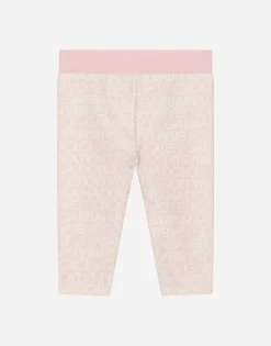 Interlock leggings with all-over logo print