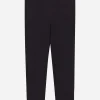 Interlock leggings with branded tag