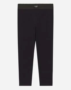 Interlock leggings with branded tag