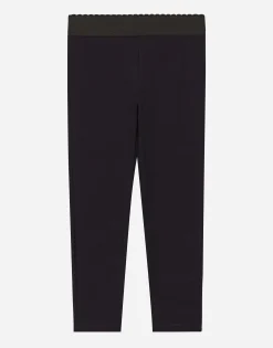 Interlock leggings with branded tag