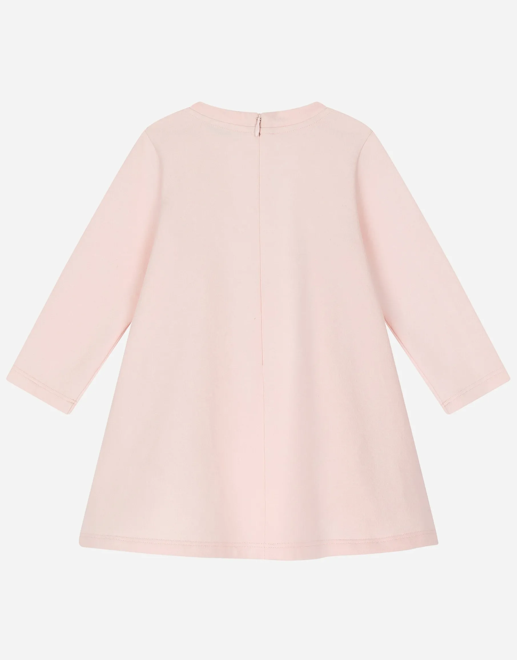 Interlock midi dress with all-over logo print
