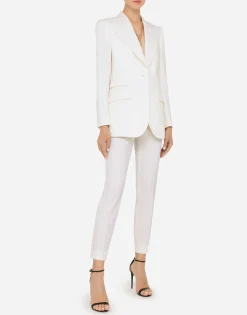 Jacket in natté fabric