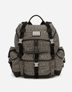 Jacquard backpack