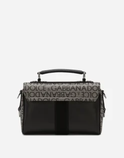 Jacquard crossbody bag