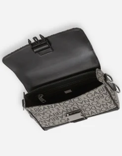 Jacquard crossbody bag