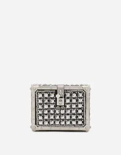 Jacquard Dolce Box bag with embroidery