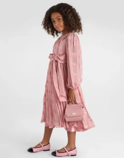 Jacquard dress with DG logo