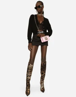 Jacquard miniskirt