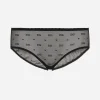 Jacquard tulle briefs