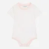 Jersey babygrow with all-over logo print