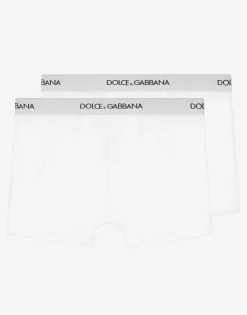 Jersey boxers two-pack with branded elastic