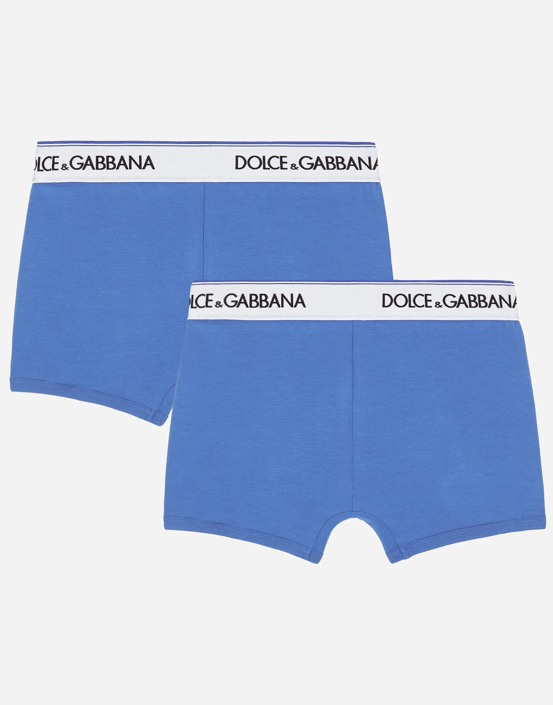 Jersey boxers two-pack with branded elastic