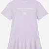 Jersey dress with Dolce&Gabbana logo
