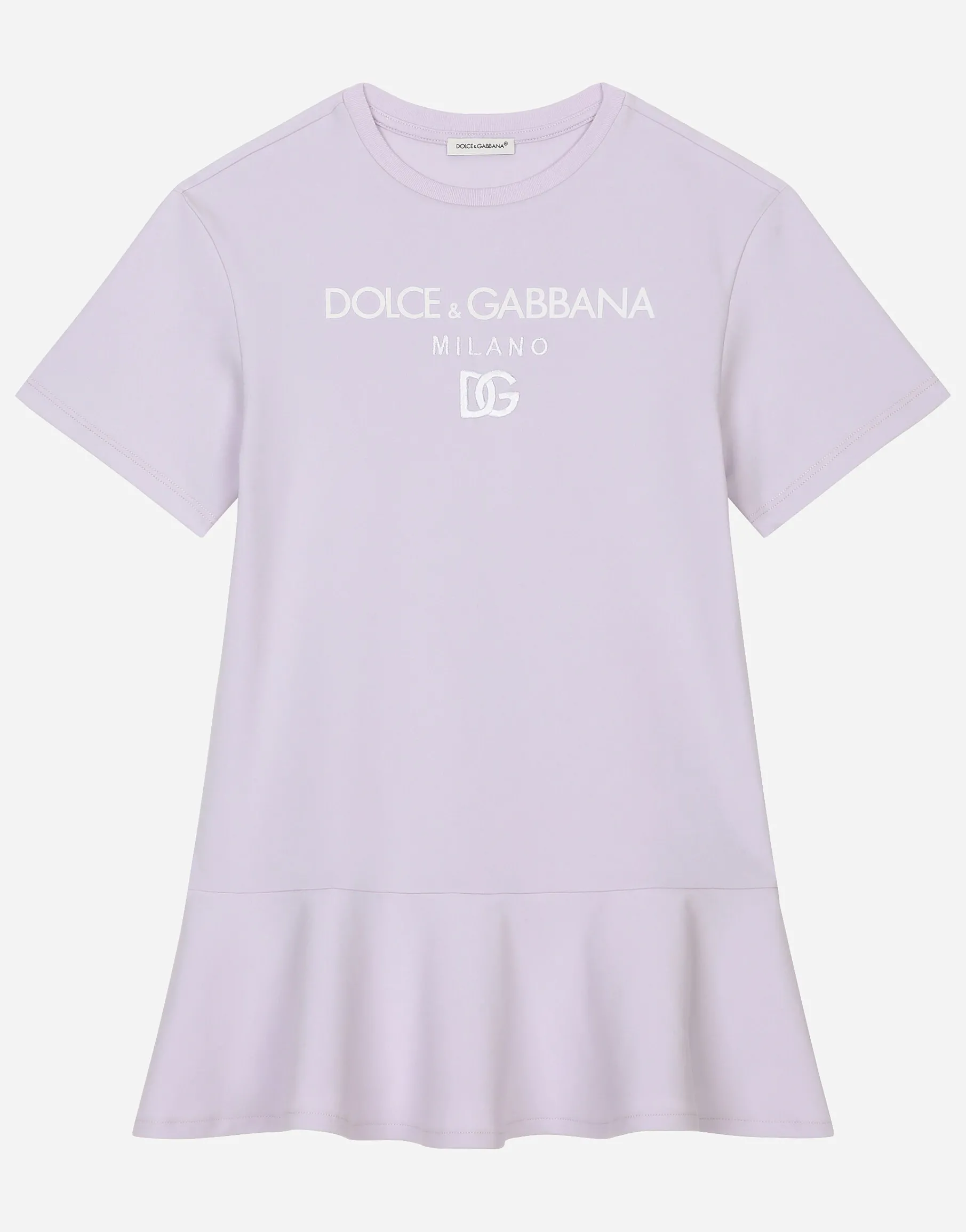 Jersey dress with Dolce&Gabbana logo